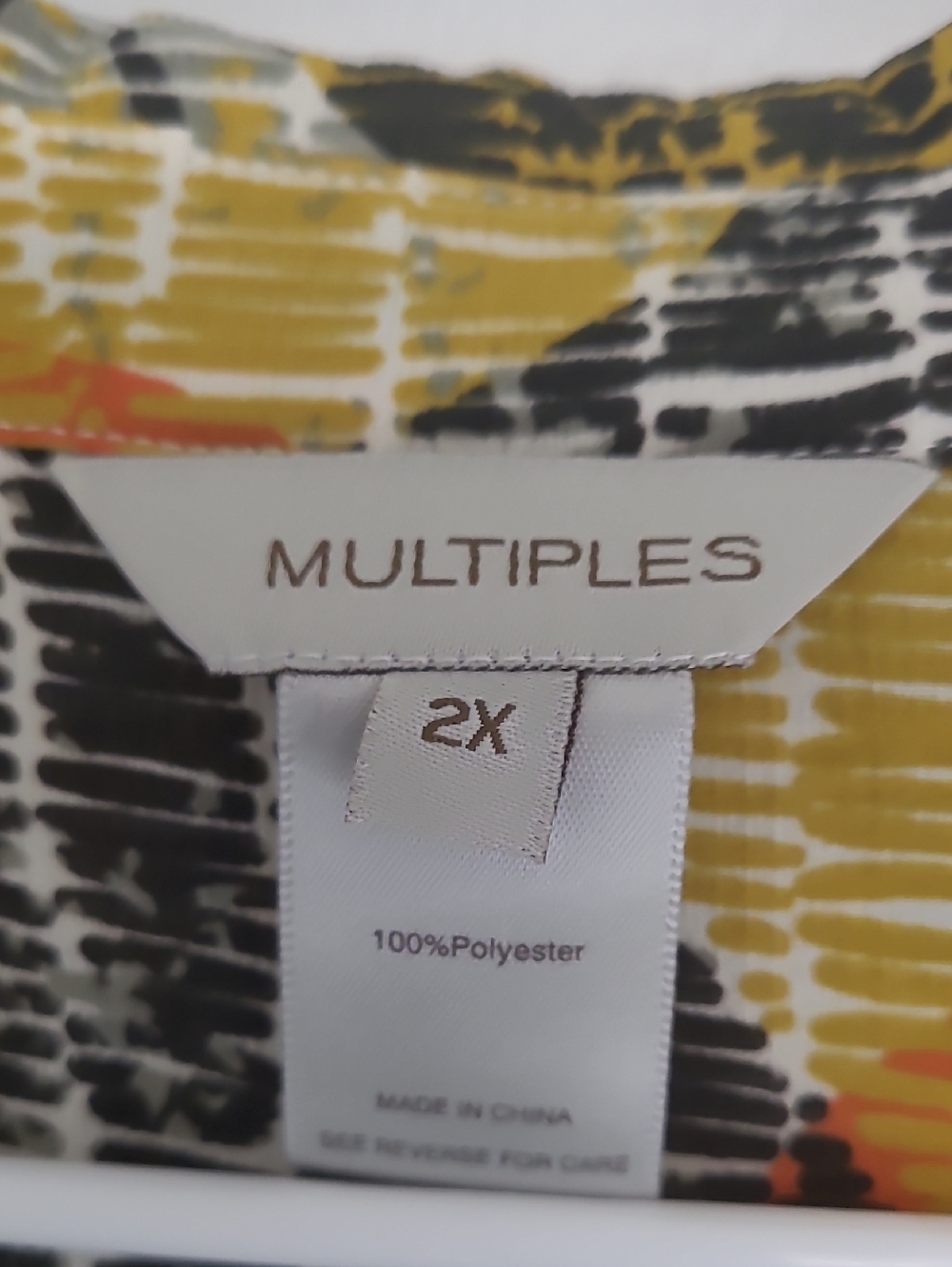 Multiples Print Blouse - Picture 3 of 5